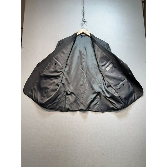 Joseph Abboud Men's Two Button Blazer Jacket Stretch Size 44S Gray Long Sleeve - Picture 5 of 16